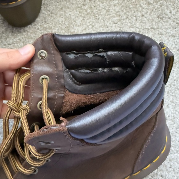 Dr. Martens Alexandra Brown Heeled Ankle Boots Women’s Size 10 US - Picture 6 of 8